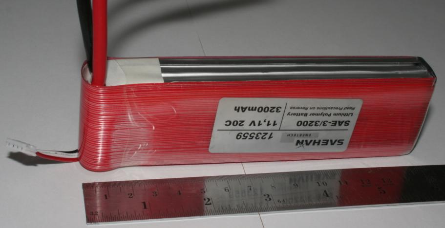 LV-LIPO-3S-3200-20C 11.1 V 3,200 mAh RC LiPo Pack