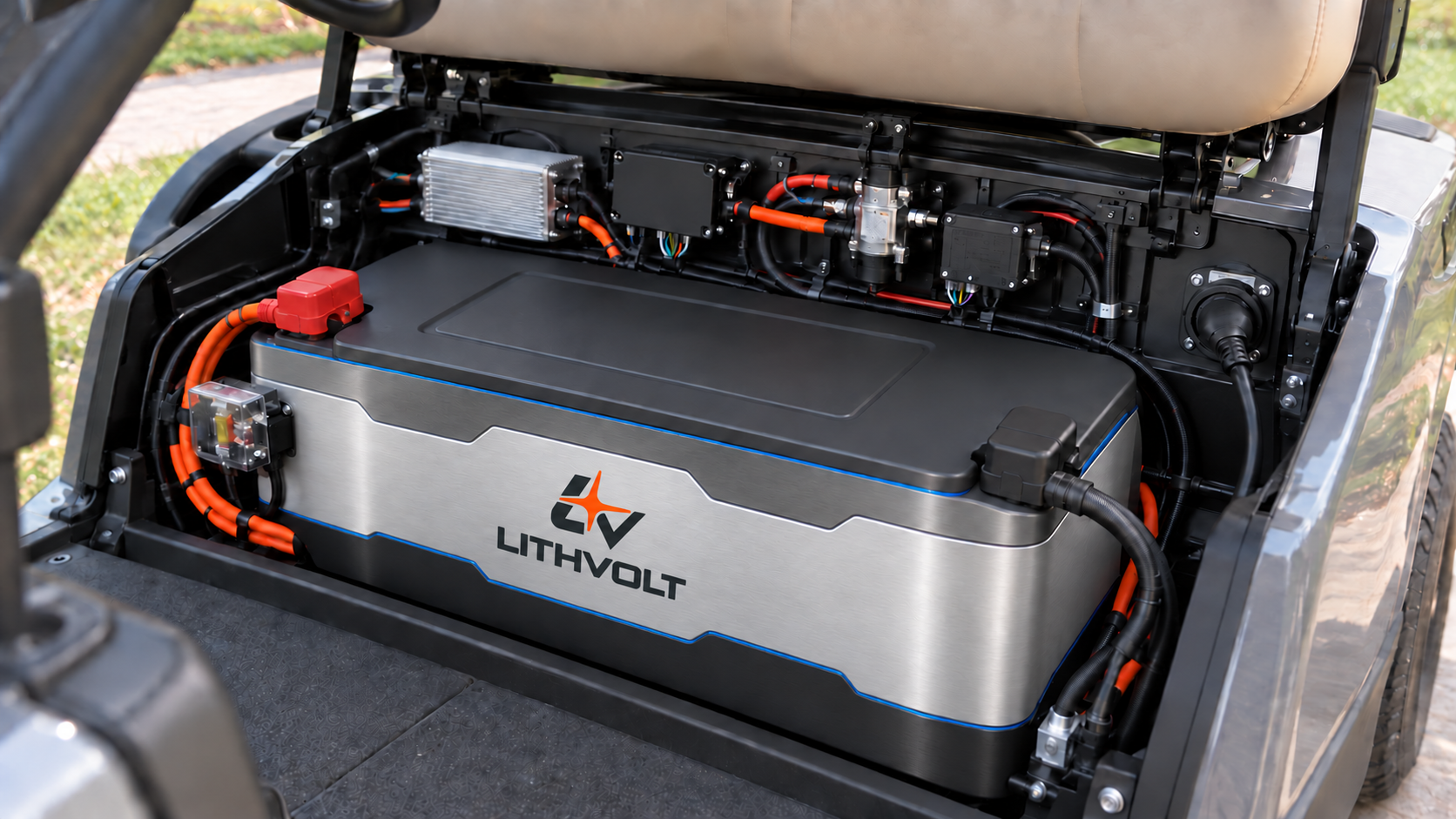 Golf cart lithium battery installation