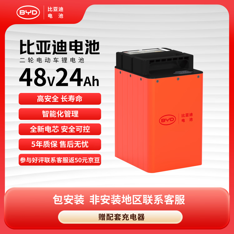 48V LiFePO4 two-wheeler battery
